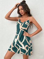 Vestido Curto Estampado